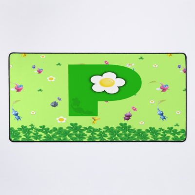 Pikmin, Pikmin 4, Rescue Pup Oatchi, Pikmin 2023, Logo. Green Mouse Pad Official Cow Anime Merch